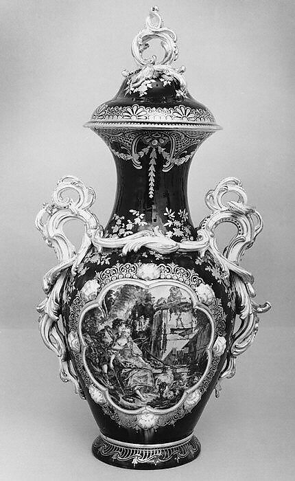 Vase (one of a pair), Chelsea Porcelain Manufactory (British, 1744–1784), Soft-paste porcelain decorated in polychrome enamels, gold, British, Chelsea