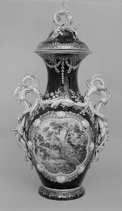 Vase (one of a pair), Chelsea Porcelain Manufactory (British, 1744–1784), Soft-paste porcelain decorated in polychrome enamels, gold, British, Chelsea