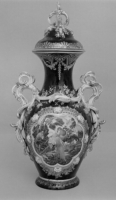 Vase (one of a pair), Chelsea Porcelain Manufactory (British, 1744–1784), Soft-paste porcelain decorated in polychrome enamels, gold, British, Chelsea