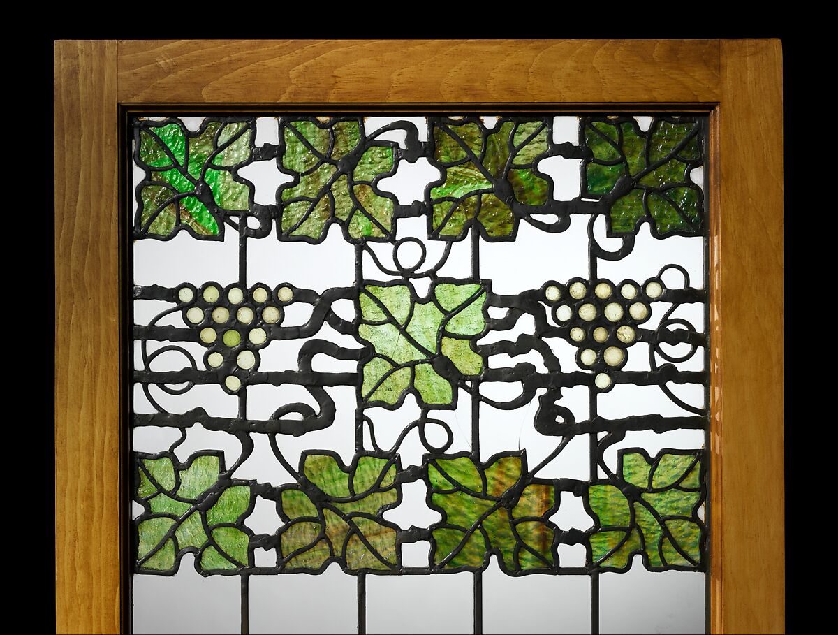 Stained glass window, John Scott Bradstreet (1845–1914), leaded glass, American