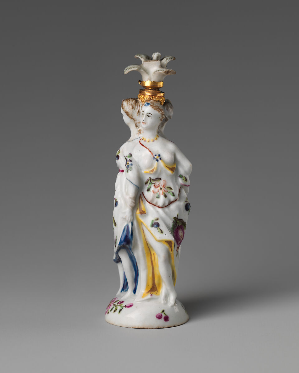 The Three Graces, Saint James's Factory (British, ca. 1748/49–1760), Soft-paste porcelain, British, London