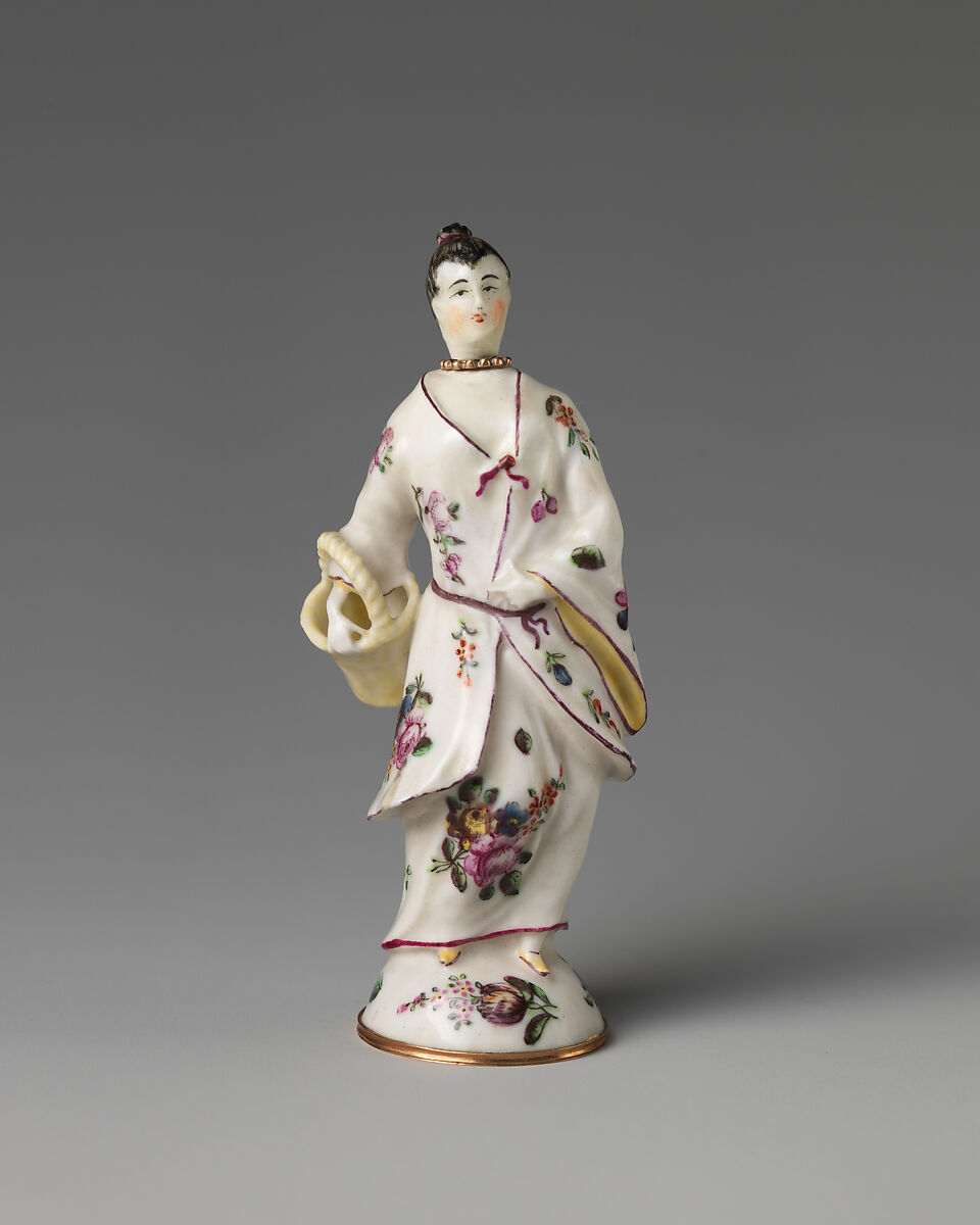 Scent bottle, Saint James&#39;s Factory (British, ca. 1748/49–1760), Soft-paste porcelain, British, London 