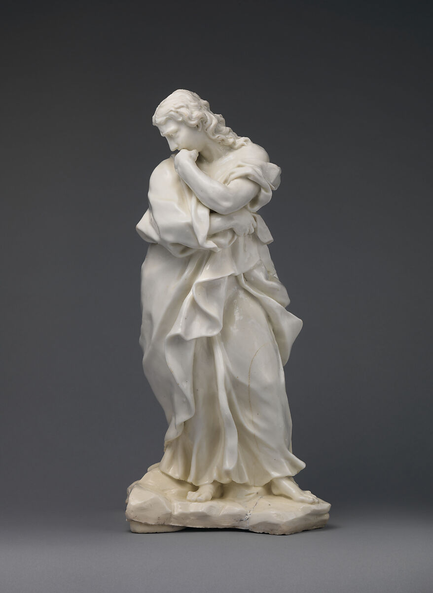 St. John the Evangelist, Capodimonte Porcelain Manufactory (Italian, 1740/43–1759), Soft-paste porcelain, Italian, Naples 