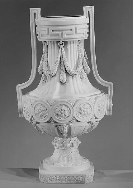 Vase, Sèvres Manufactory (French, 1740–present), Soft-paste porcelain, possibly French 