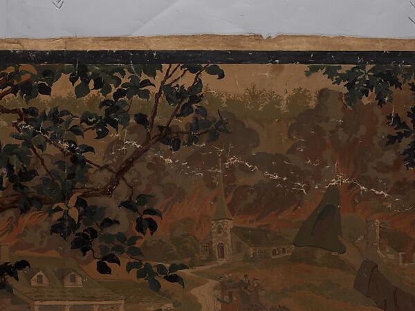 The Battle of Harlem Heights, 1776, Herter Looms, Oil paint on canvas, American