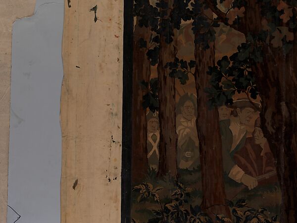 The Battle of Harlem Heights, 1776, Herter Looms, Oil paint on canvas, American