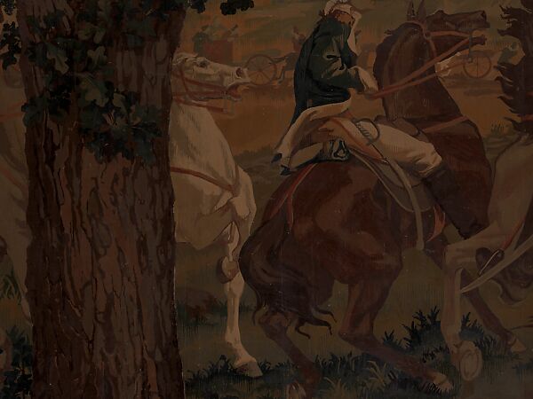 The Battle of Harlem Heights, 1776, Herter Looms, Oil paint on canvas, American