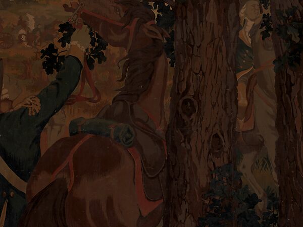 The Battle of Harlem Heights, 1776, Herter Looms, Oil paint on canvas, American