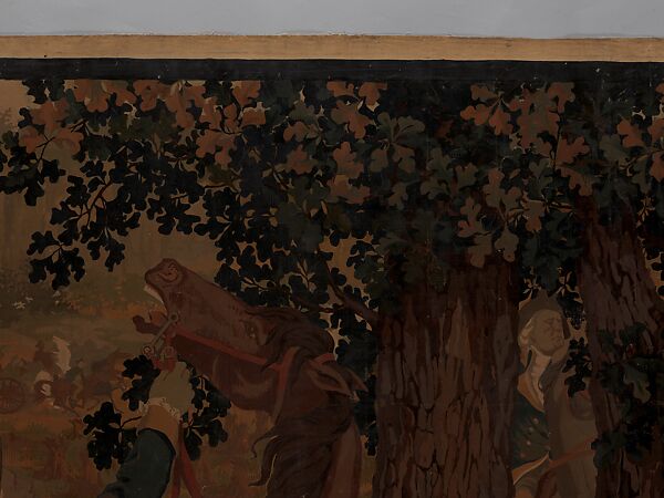 The Battle of Harlem Heights, 1776, Herter Looms, Oil paint on canvas, American