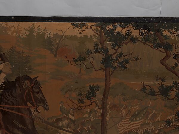 The Battle of Harlem Heights, 1776, Herter Looms, Oil paint on canvas, American