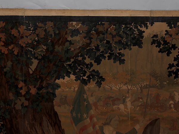 The Battle of Harlem Heights, 1776, Herter Looms, Oil paint on canvas, American