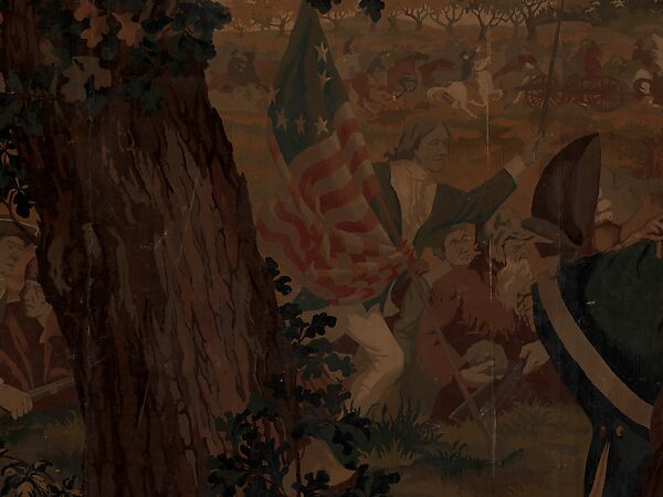 The Battle of Harlem Heights, 1776, Herter Looms, Oil paint on canvas, American