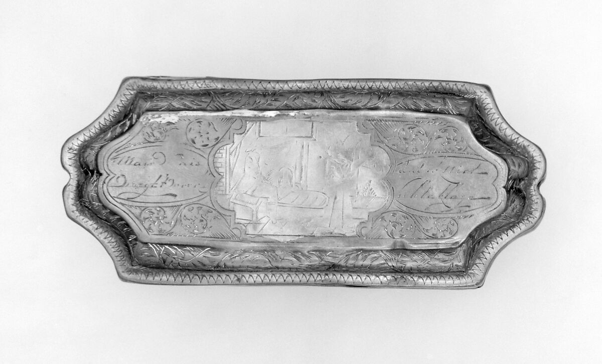 Tobacco box, Brass, copper, Dutch