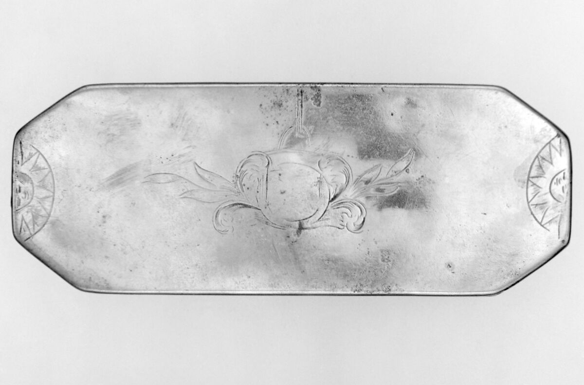 Tobacco box, Brass, copper, Dutch