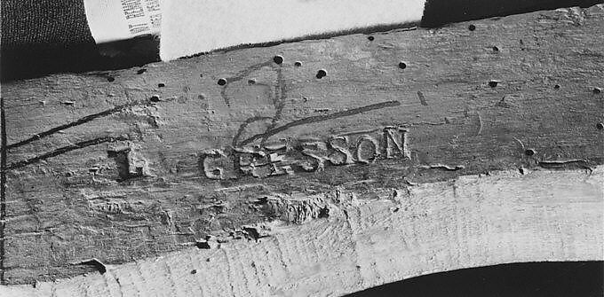 Armchair (one of a pair), Possibly by Louis I Cresson (French, 1706–1761), Carved and gilded beechwood; olive green velvet upholstery, French, Paris