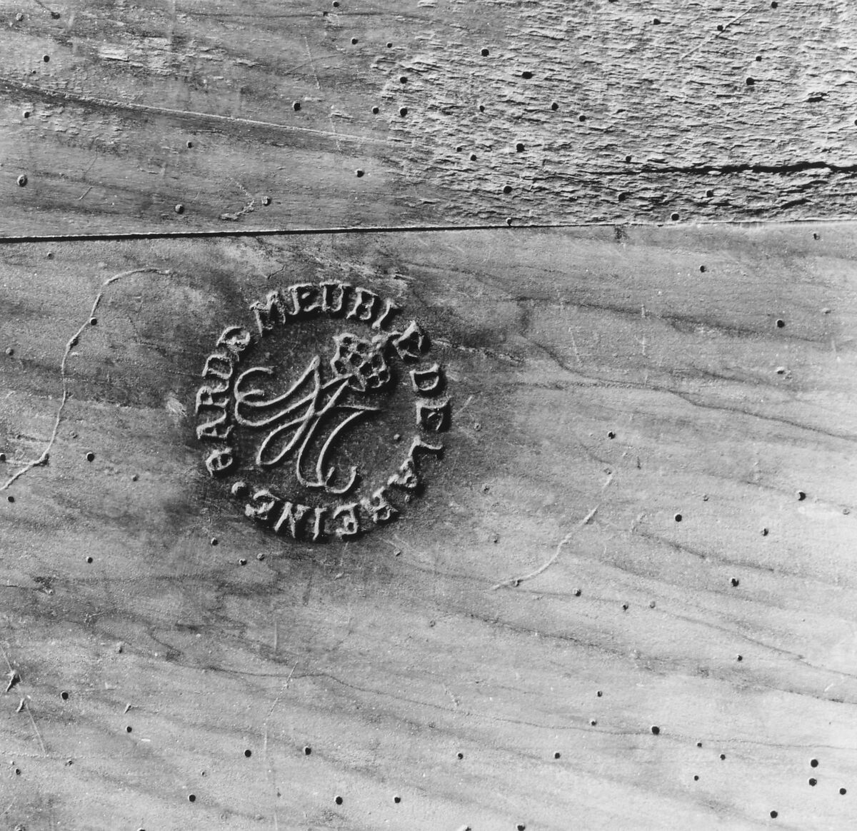 Dog kennel, Claude I Sené (French, 1724–1792), Gilded beech and pine; silk and velvet, French