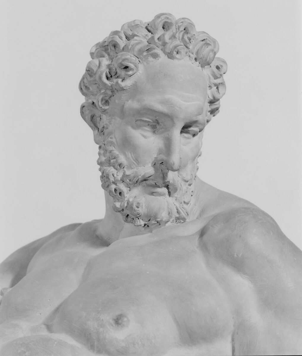 The Dusk (one of a pair), After an original by Michelangelo Buonarroti (Italian, Caprese 1475–1564 Rome), Terracotta, Italian