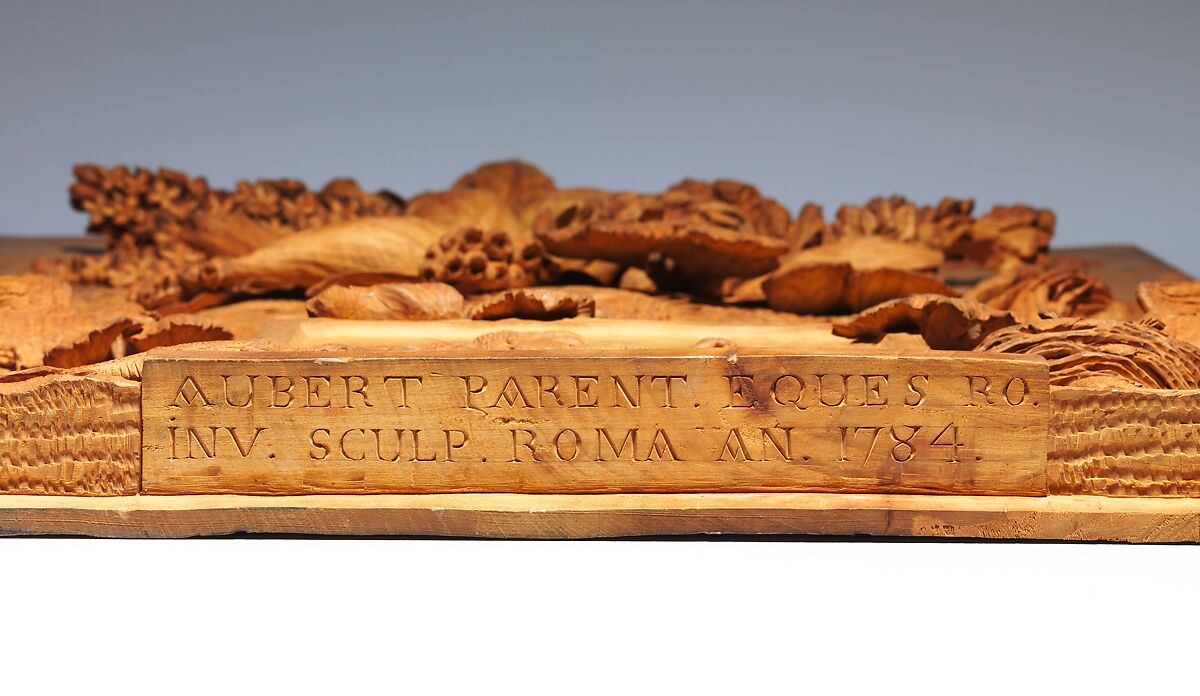 Floral still-life relief, Aubert Henri Joseph Parent (French, Cambrai 1753–1835 Valenciennes), Limewood, French