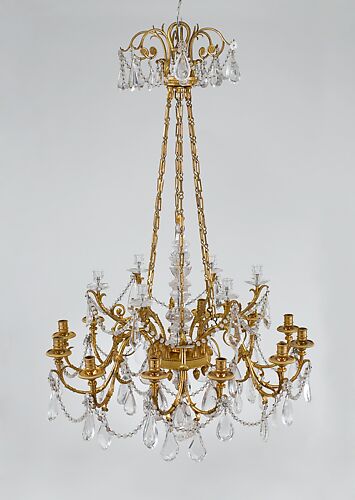 Eighteen-light chandelier