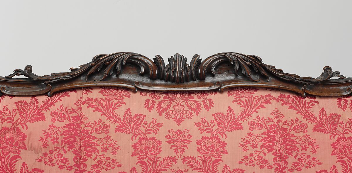 Settee (part of a set), Mahogany, British