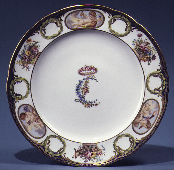 Plate, Sèvres Manufactory (French, 1740–present), Soft-paste porcelain, French, Sèvres 