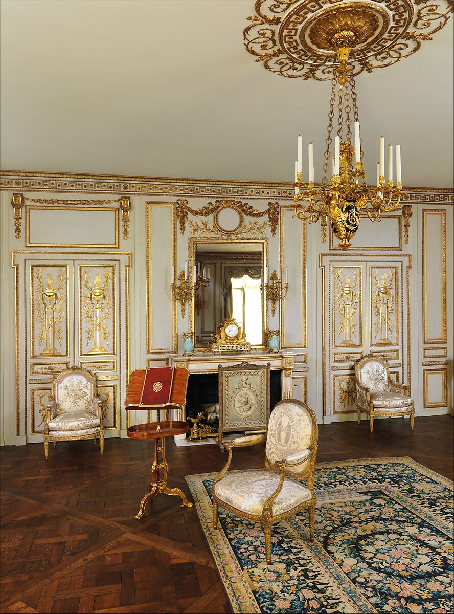 Boiserie from the Hôtel de Cabris, Grasse, Carved, painted, and gilded oak, French, Paris