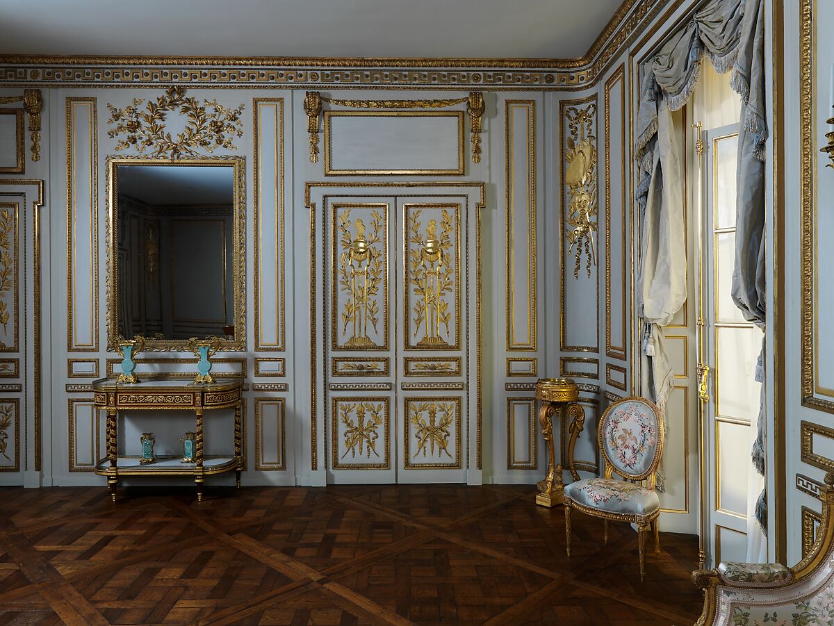 Boiserie from the Hôtel de Cabris, Grasse, Carved, painted, and gilded oak, French, Paris
