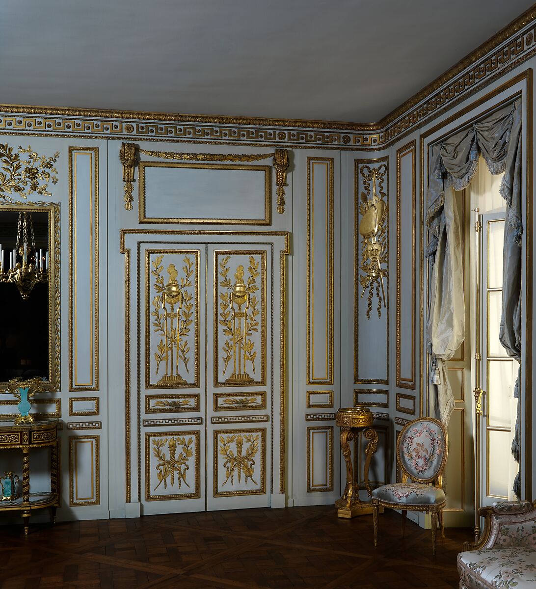 Boiserie from the Hôtel de Cabris, Grasse, Carved, painted, and gilded oak, French, Paris