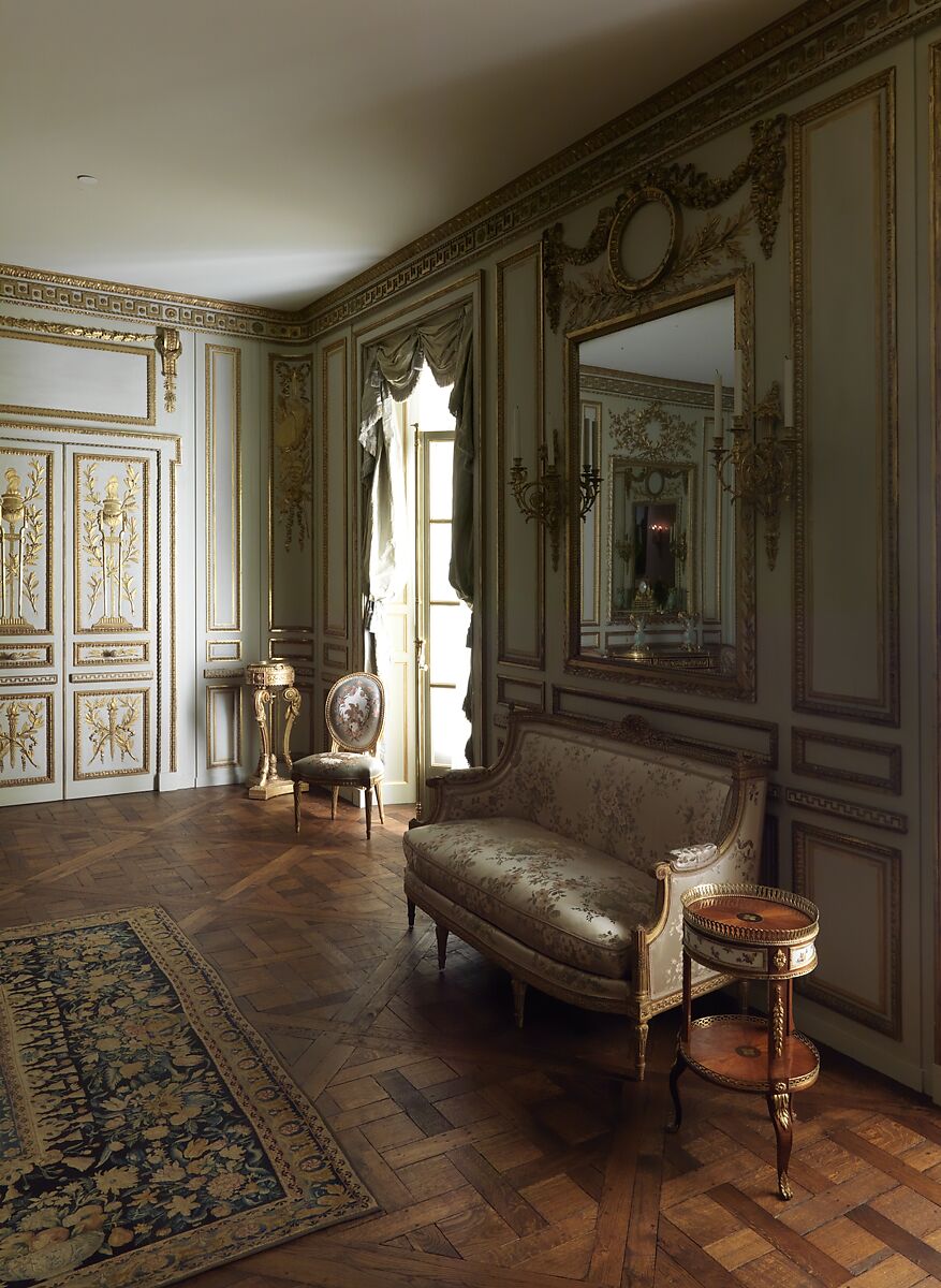 Boiserie from the Hôtel de Cabris, Grasse, Carved, painted, and gilded oak, French, Paris