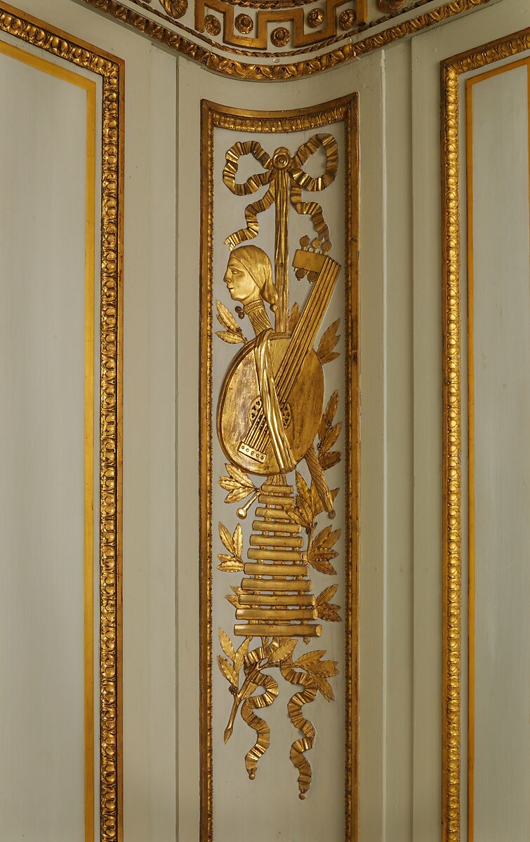 Boiserie from the Hôtel de Cabris, Grasse, Carved, painted, and gilded oak, French, Paris