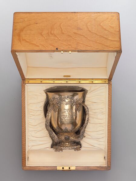 Box, Manufactured by Tiffany &amp; Co. (American, New York, NY, 1837–present), wood and silk, American