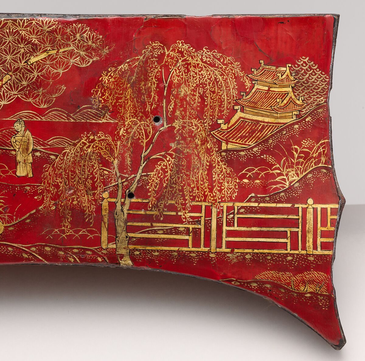 Writing table (bureau plat), Gilles Joubert (French, ca. 1689–1775), Lacquered oak, gilt-bronze mounts, lined with modern leather, French, Paris