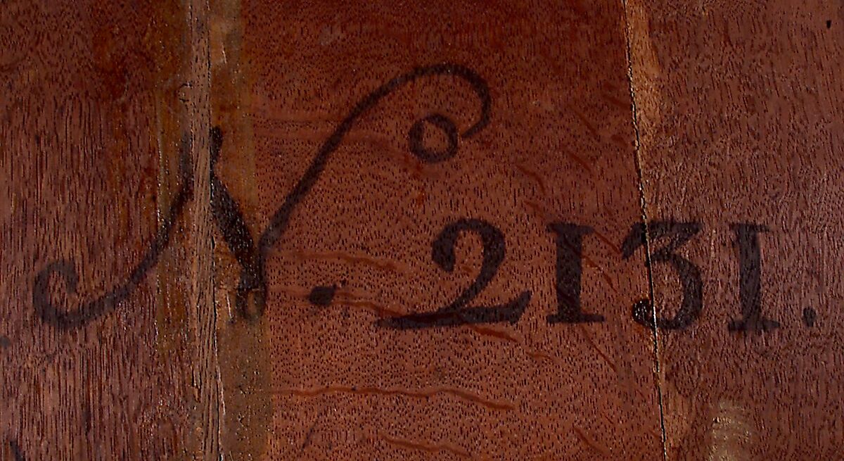 Writing table (bureau plat), Gilles Joubert (French, ca. 1689–1775), Lacquered oak, gilt-bronze mounts, lined with modern leather, French, Paris
