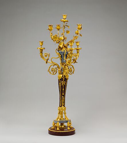 Pair of seven-light candelabra (candélabres or girandoles)