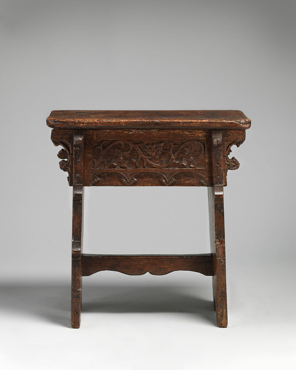Stool, Oak, British