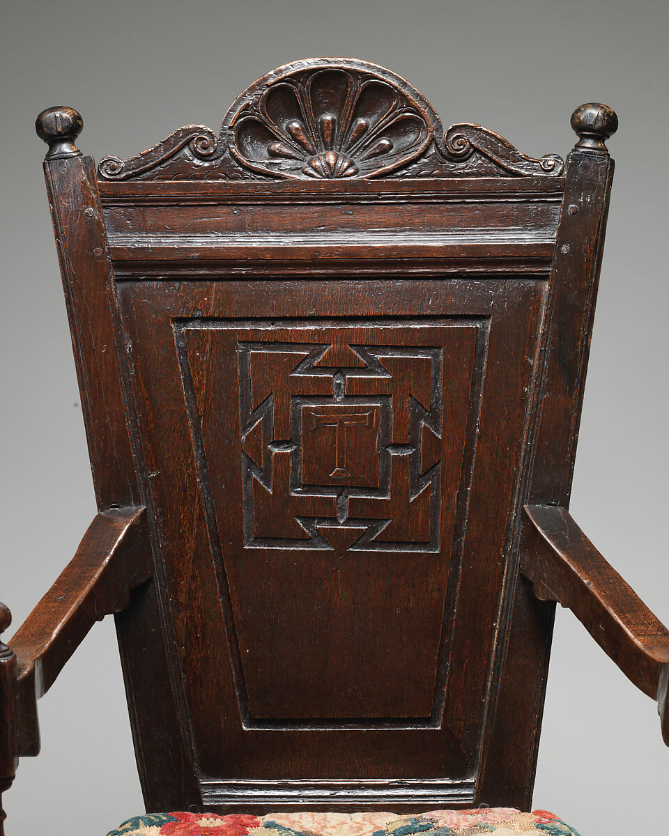 Armchair, Oak, British, probably West Country