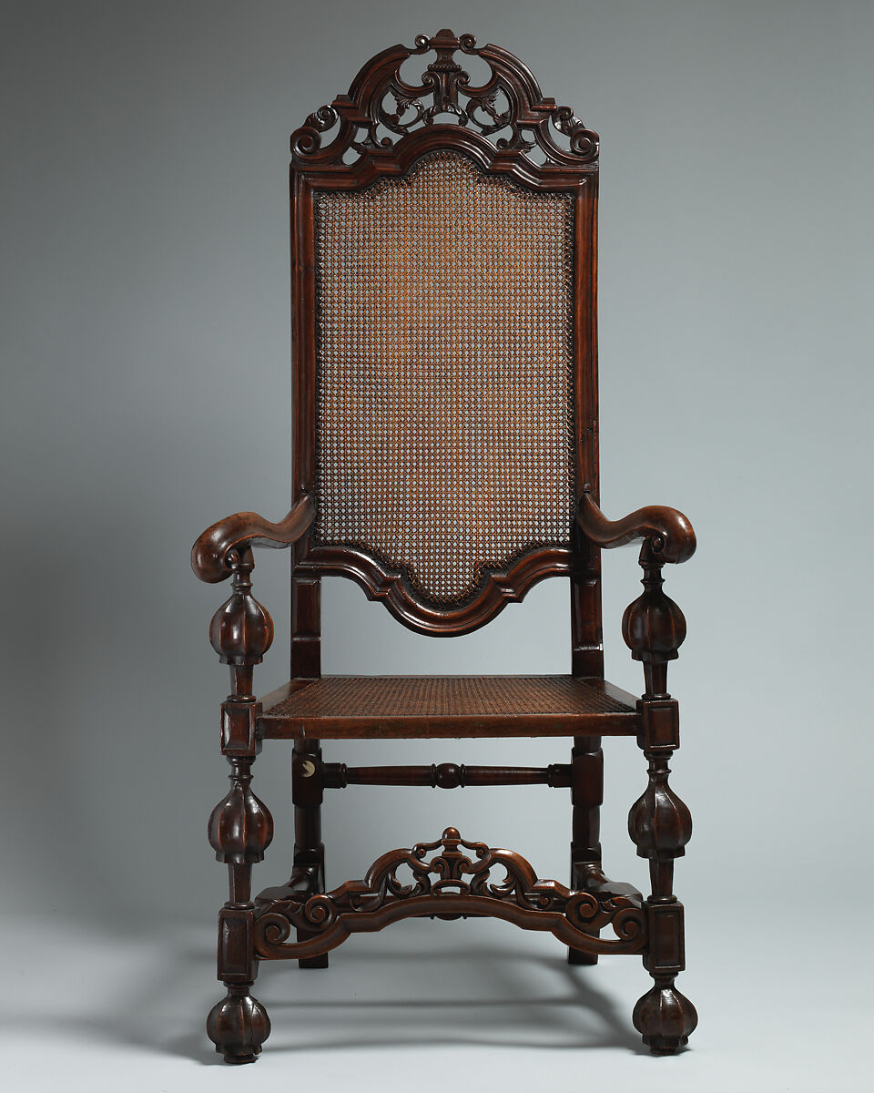 Armchair, Walnut, British