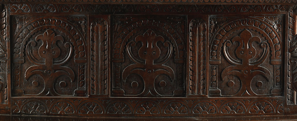 Court cupboard, Walnut, British