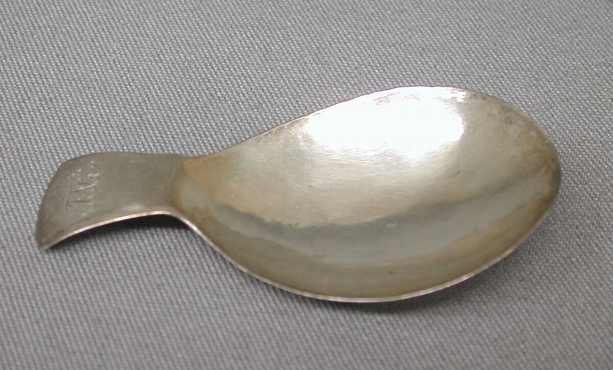 Tea caddy (one of a pair), Pine base, cover; paper, silk, British