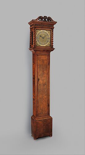 Longcase clock with calendar