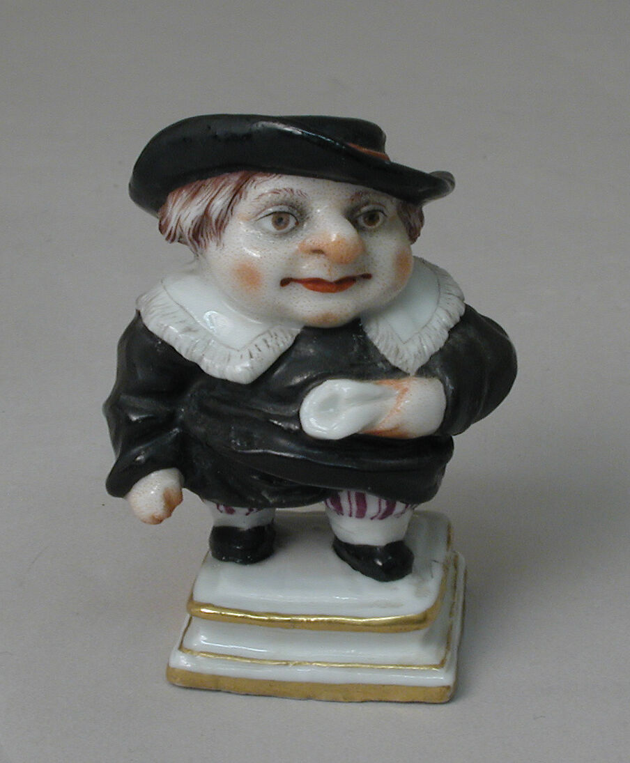 Dwarf (one of three), Doccia Porcelain Manufactory (Italian, 1737–1896), Soft-paste porcelain, Italian, Florence 