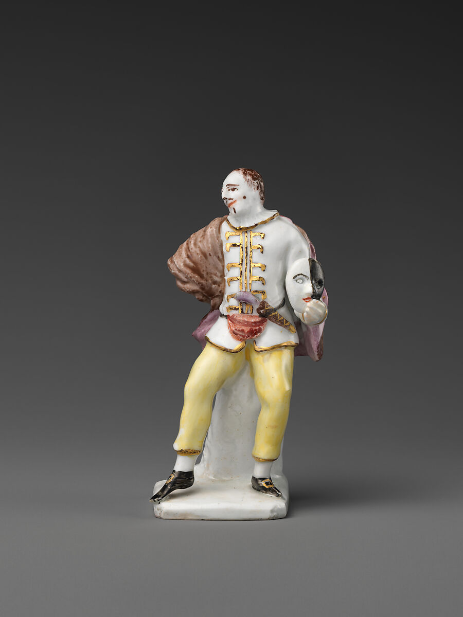 Scapin, Bow Porcelain Factory (British, 1747–1776), Soft-paste porcelain, British, Bow, London