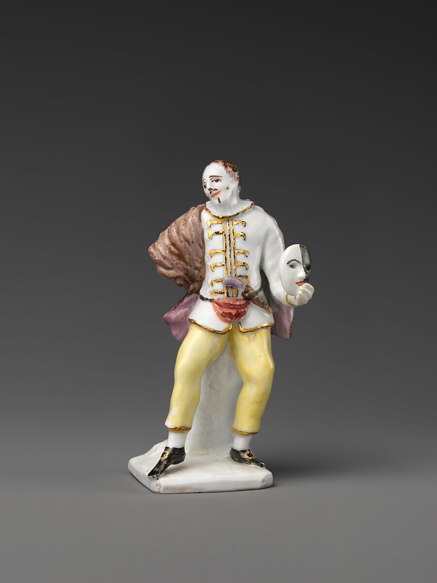 Scapin, Bow Porcelain Factory (British, 1747–1776), Soft-paste porcelain, British, Bow, London 