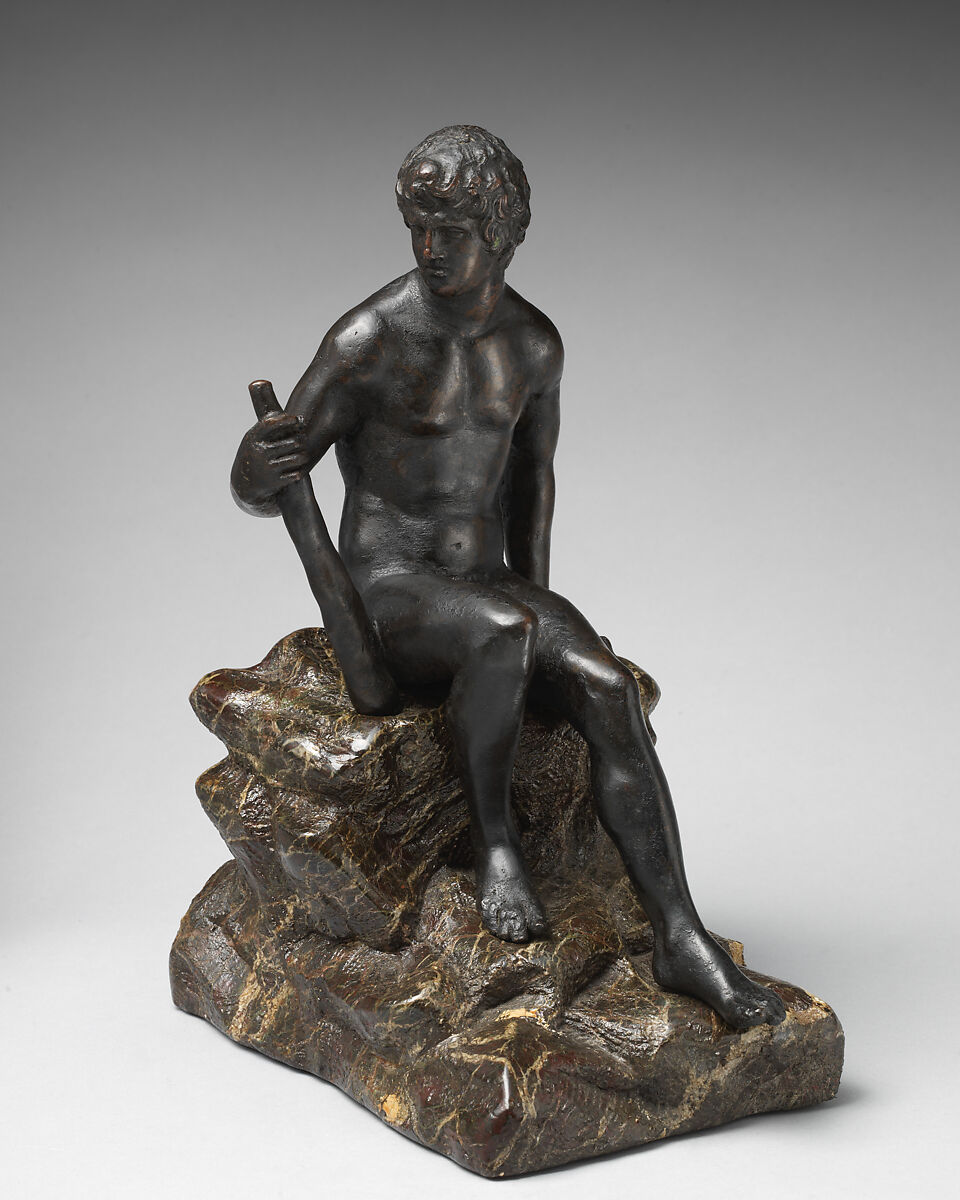 Resting Hercules, Bronze, Italian, Florence 