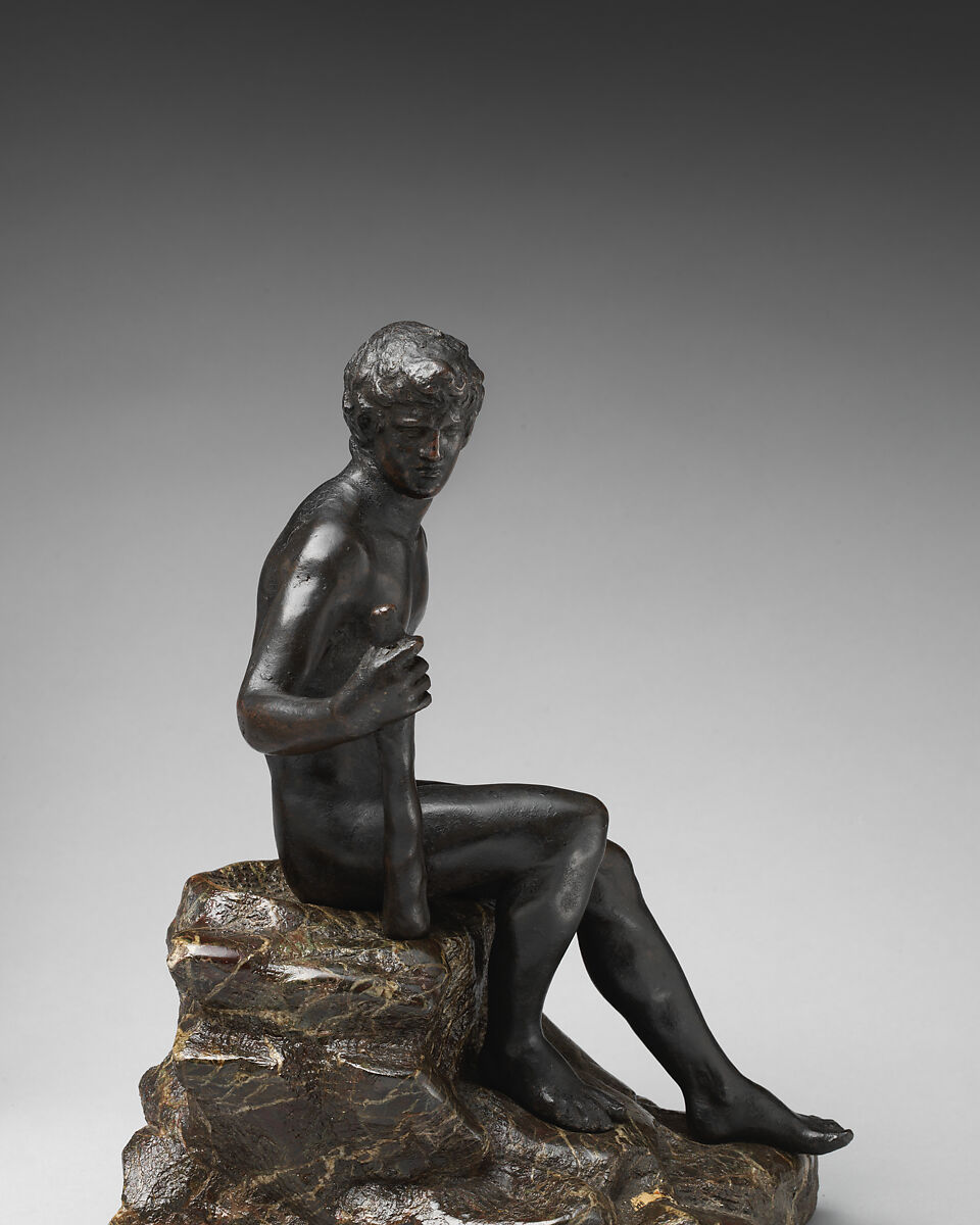 Resting Hercules, Bronze, Italian, Florence