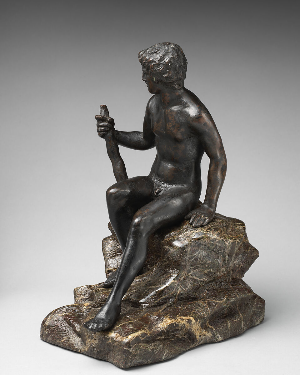 Resting Hercules, Bronze, Italian, Florence