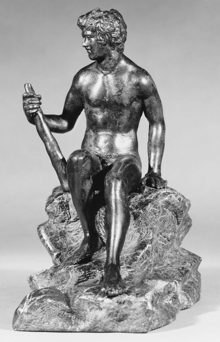 Resting Hercules, Bronze, Italian, Florence