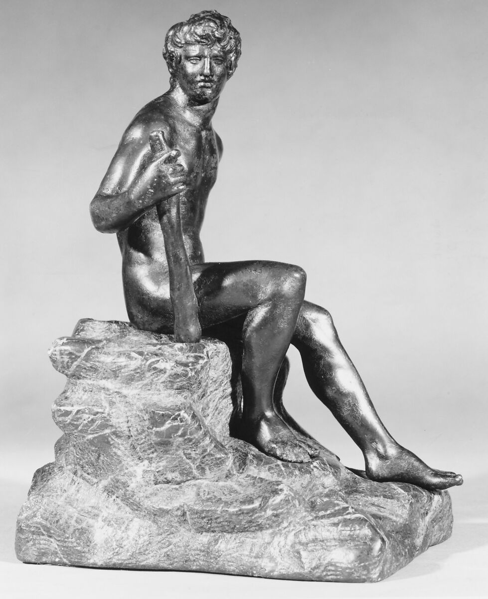 Resting Hercules, Bronze, Italian, Florence