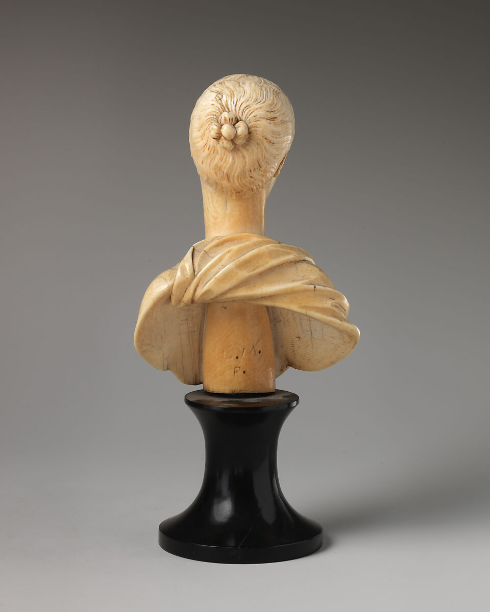 Anne Spencer, Countess of Sunderland (1683–1716), David Le Marchand (French (active England), Dieppe 1674–1726 London), Ivory; socle: ebony (non-original), British