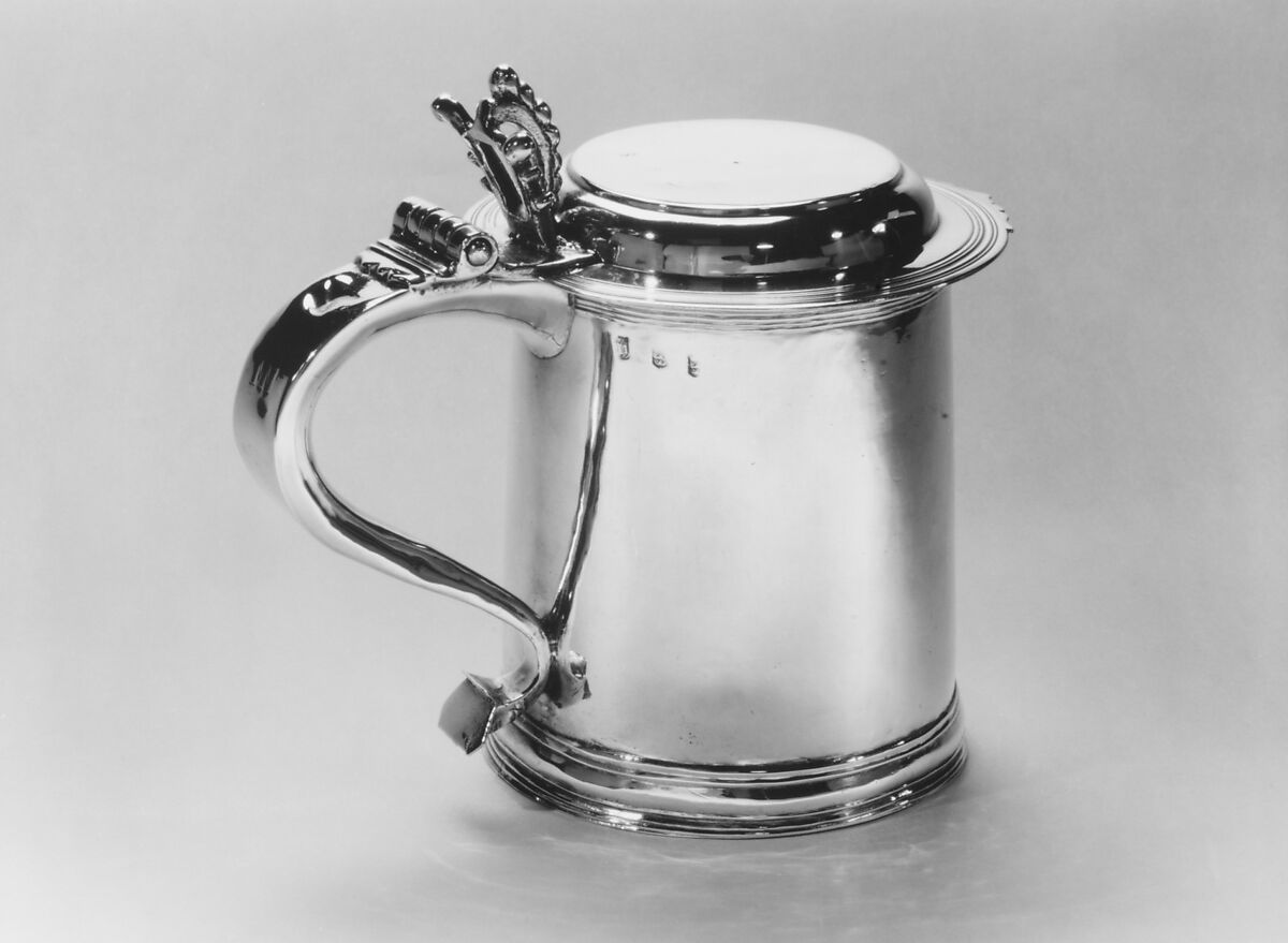 Tankard, Katherine Mangy (ca. 1690–1697), Silver, British, Hull 